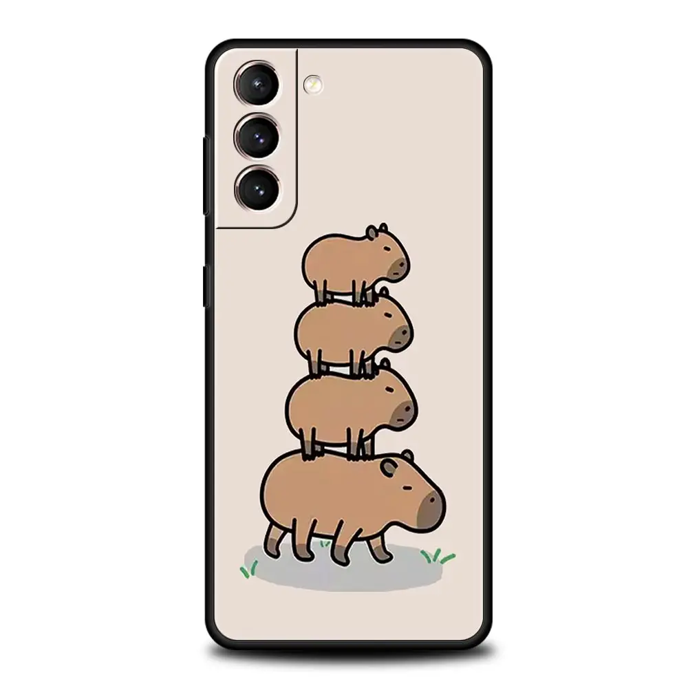 Adorable Capybara Soft Silicone Phone Case