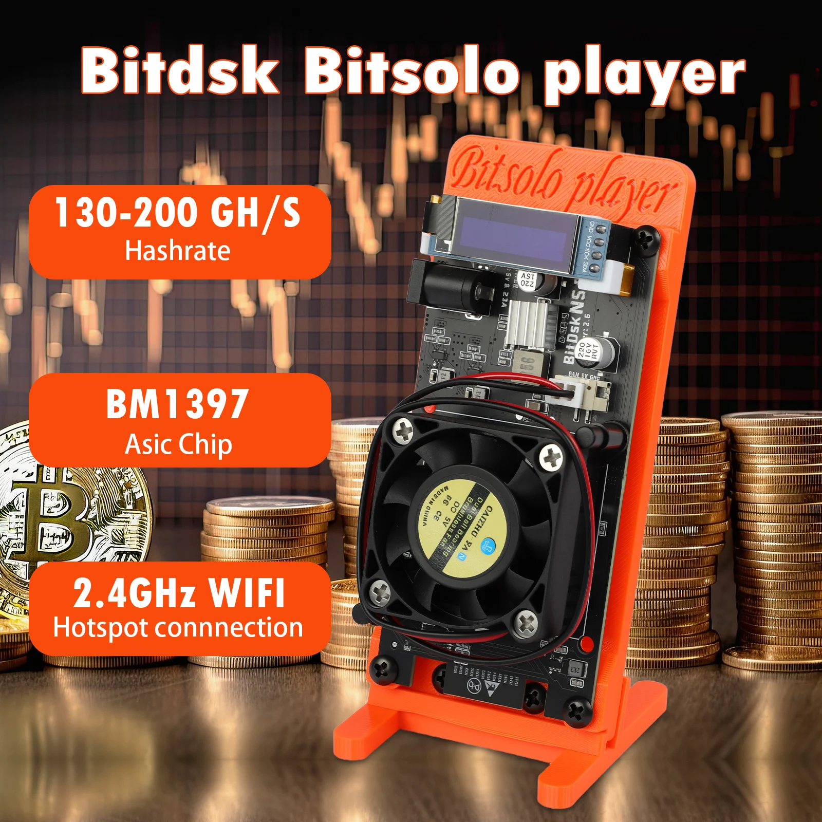 2025 Latest BITDSK SOLO Miner 150Gh/s-200Gh/s Home Mining BM1397 Asic Chip  BTC | eBay