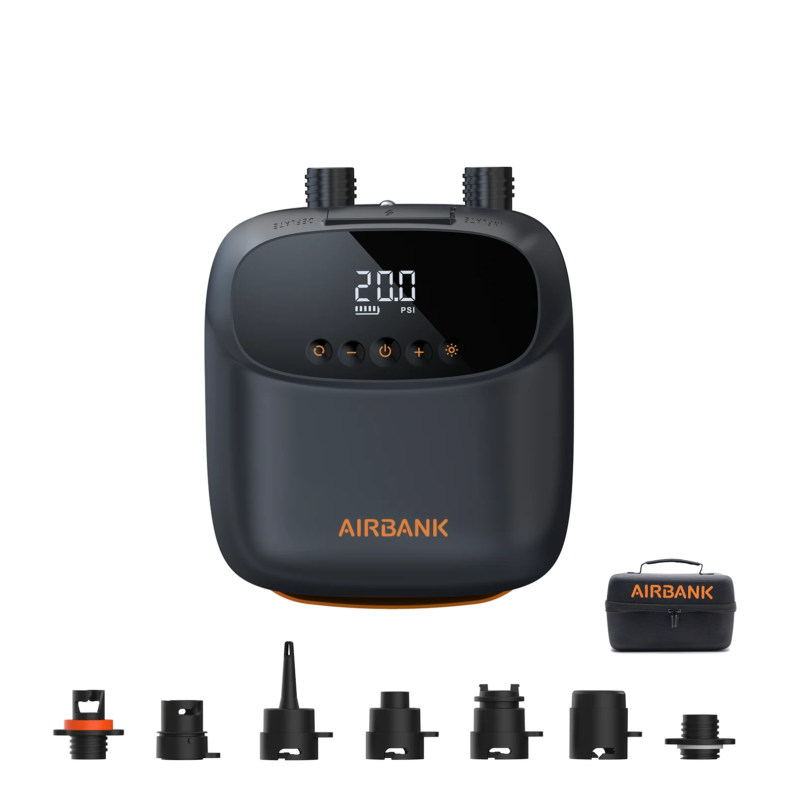 20PSI SUP ボードポンプ 5200mAh 電動インフレデフレートカヤック 