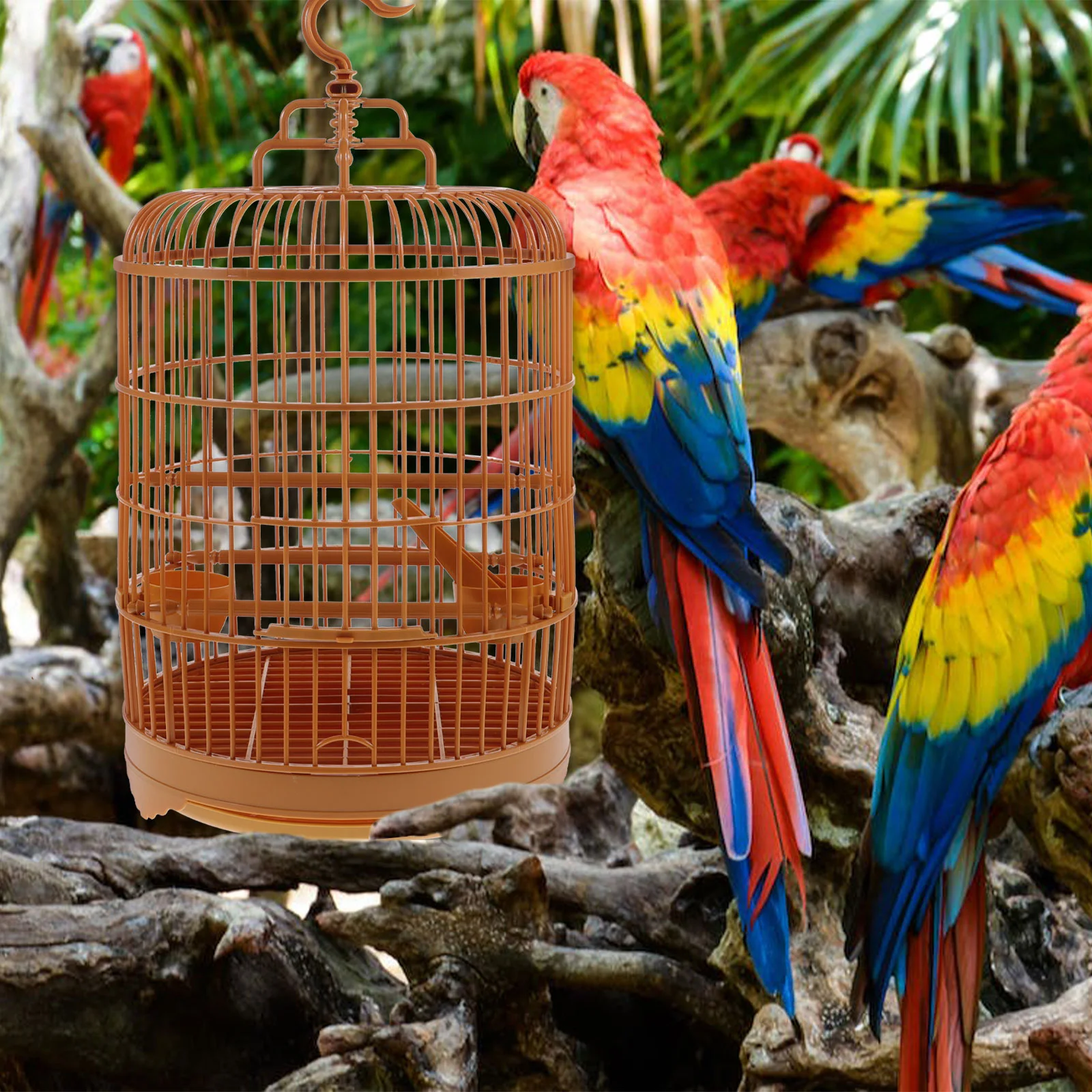

Plastic Bird Cage Bird Bath for Cage Bird Carrier Travel Cage Bird Cage with Stand Decorative Bird Cage Bird Cage
