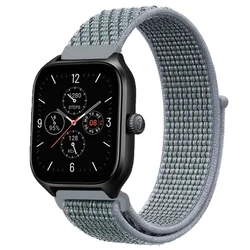 Versatile Nylon Loop Band - 20mm/22mm - Comfortable and Stylish Bracelet - 22mm (Obsidian gray)