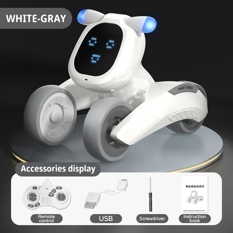 JJRC R28 Machine Dog Cute Voice Dialogue Electronic Pet Children Early Education Toy Parent Child Interactive Communication 6