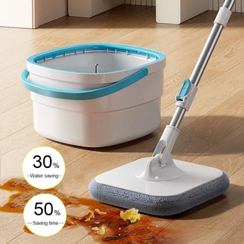pulire gli strumenti per la pulizia dei pavimenti facile da drenare Spremere il mop Pulizia della casa 360 °   spin home Scopa per pavimenti scope per pulizia utensili casa 1