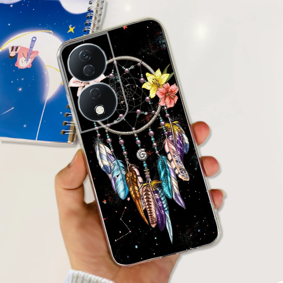 Cute Cat & Butterfly Painted Soft Silicone Phone Case -