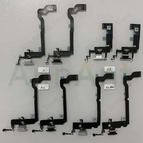 AiinAnt USB Port Charger Dock Connector Mic Charging Flex Cable For iPhone 7 8 Plus Xs Max X XR Dock Charging Flex - Image 6