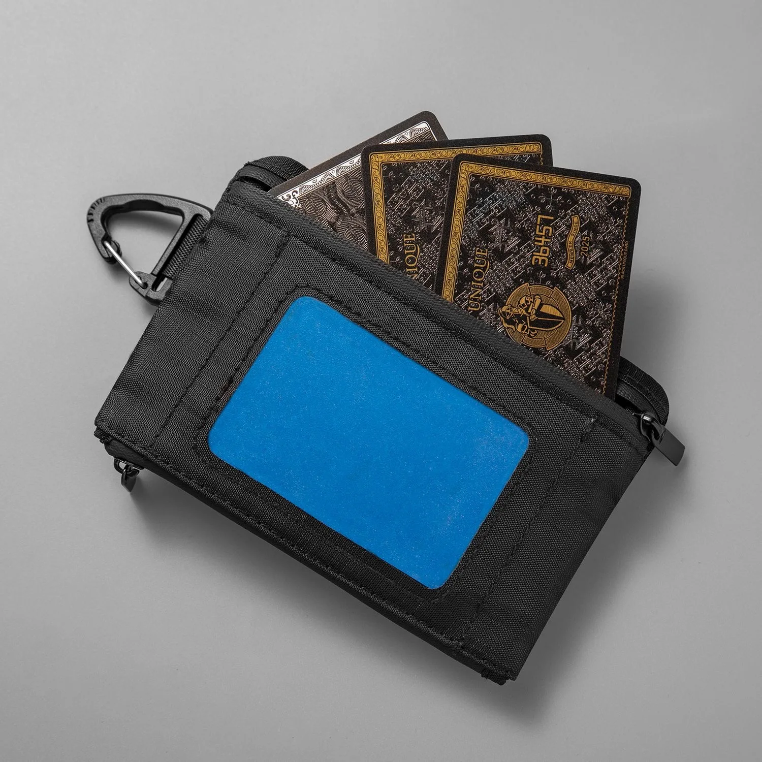 RFID Blocking Tactical Wallet with Lanyard – Durable EDC Pouch for Outdoor and Camping Essentials