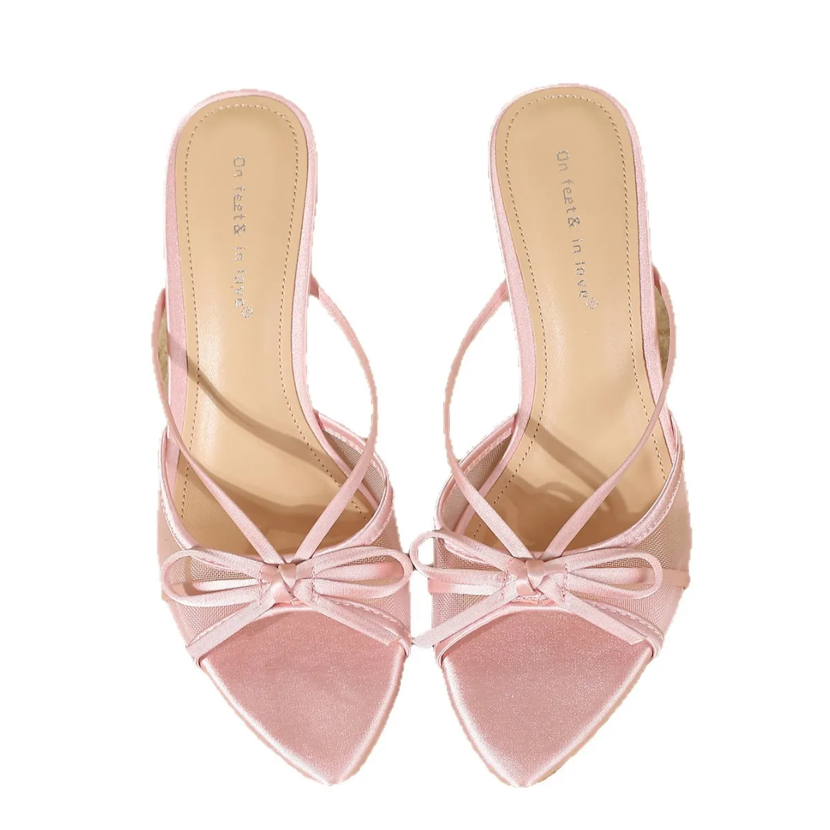 Sports Swag Store صندل كعب عالي بتصميم فراشة