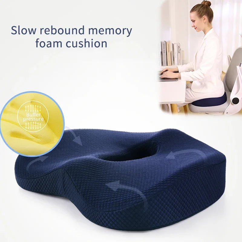 

Cushion Chair Office Pillow Seat Winter Protection Hip Memory Foam Butt Hemorrhoids Long-sitting