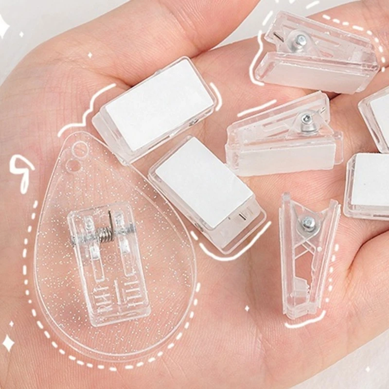 바느질 프로젝트 Dropship에 대 한 20pc 플라스틱 카드 홀더 다목적 종이 클립 팩