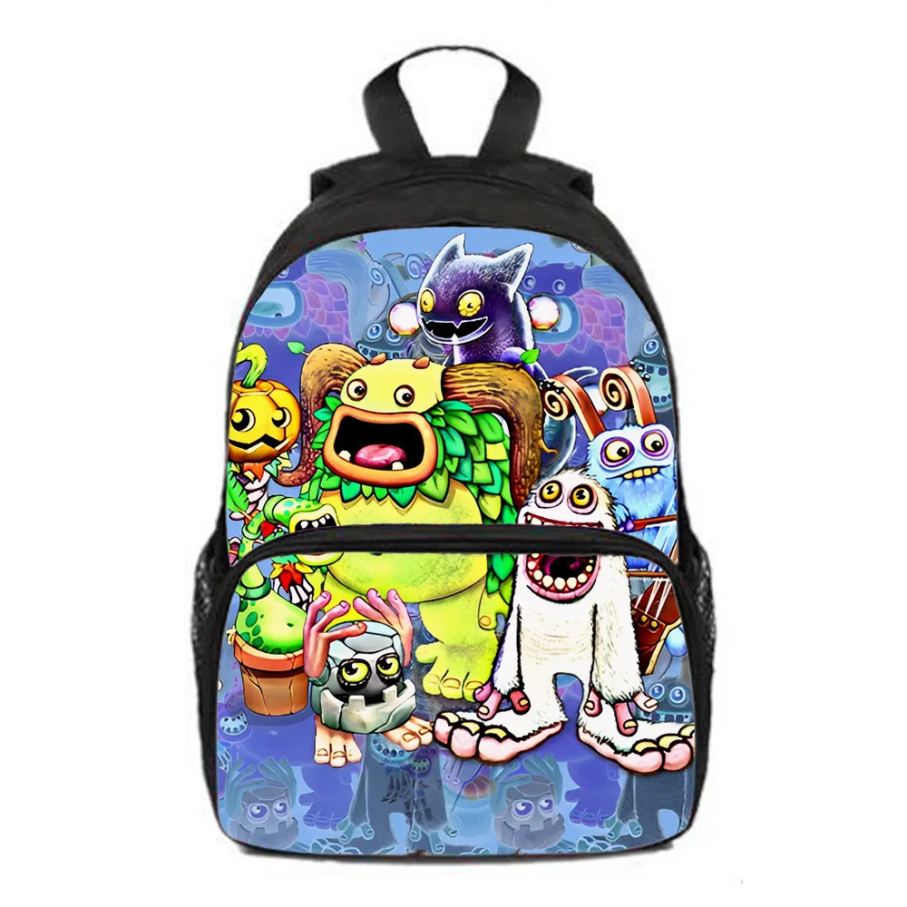 New My Singing Monsters Monster Concert Backpack, Backpack, Primary School Kindergarten Backpack 1