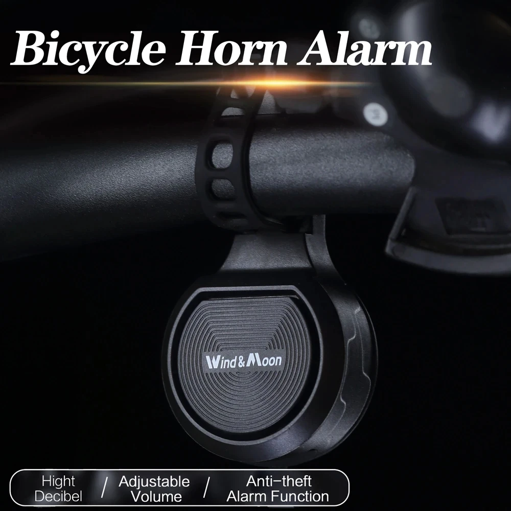 Motorcycle Horn Rechargeable Electric Bell Alarm Handlebar Speaker Doorbell Anti-theft Bike Accessories