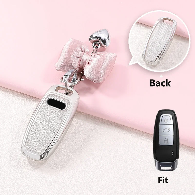 Premium Crystal TPU Key Case – Sleek Protective Key Fob Cover in Transparent Design