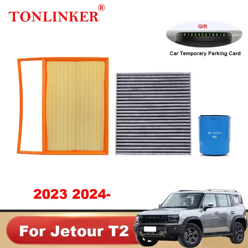 TONLINKER Π²ΠΎΠ·Π΄ΡΡΠ½ΡΠΉ ΡΠΈΠ»ΡΡΡ Π² ΡΠ°Π»ΠΎΠ½ Π°Π²ΡΠΎΠΌΠΎΠ±ΠΈΠ»Ρ ΠΌΠ°ΡΠ»ΡΠ½ΡΠΉ ΡΠΈΠ»ΡΡΡ Π΄Π»Ρ Jetour T2 Traveler 1,5 T 2,0 T DCT AWD 2023 2024, Π½Π°Π±ΠΎΡ ΡΠΈΠ»ΡΡΡΠΎΠ², Π°Π²ΡΠΎΠΌΠΎΠ±ΠΈΠ»ΡΠ½ΡΠ΅ Π°ΠΊΡΠ΅ΡΡΡΠ°ΡΡ, ΡΠΎΠ²Π°ΡΡ TONLINKER Π²ΠΎΠ·Π΄ΡΡΠ½ΡΠΉ ΡΠΈΠ»ΡΡΡ Π² ΡΠ°Π»ΠΎΠ½ Π°Π²ΡΠΎΠΌΠΎΠ±ΠΈΠ»Ρ ΠΌΠ°ΡΠ»ΡΠ½ΡΠΉ ΡΠΈΠ»ΡΡΡ Π΄Π»Ρ Jetour T2 Traveler 1,5 T 2,0 T DCT AWD 2023 2024, Π½Π°Π±ΠΎΡ ΡΠΈΠ»ΡΡΡΠΎΠ², Π°Π²ΡΠΎΠΌΠΎΠ±ΠΈΠ»ΡΠ½ΡΠ΅ Π°ΠΊΡΠ΅ΡΡΡΠ°ΡΡ, ΡΠΎΠ²Π°ΡΡ