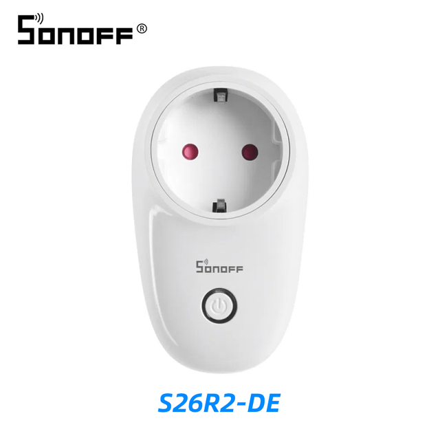 S26R2 Socket, 16A Smart Plug For Smart Home eWelink Remote Control Timer Work With Yandex Alice Alexa Google Home