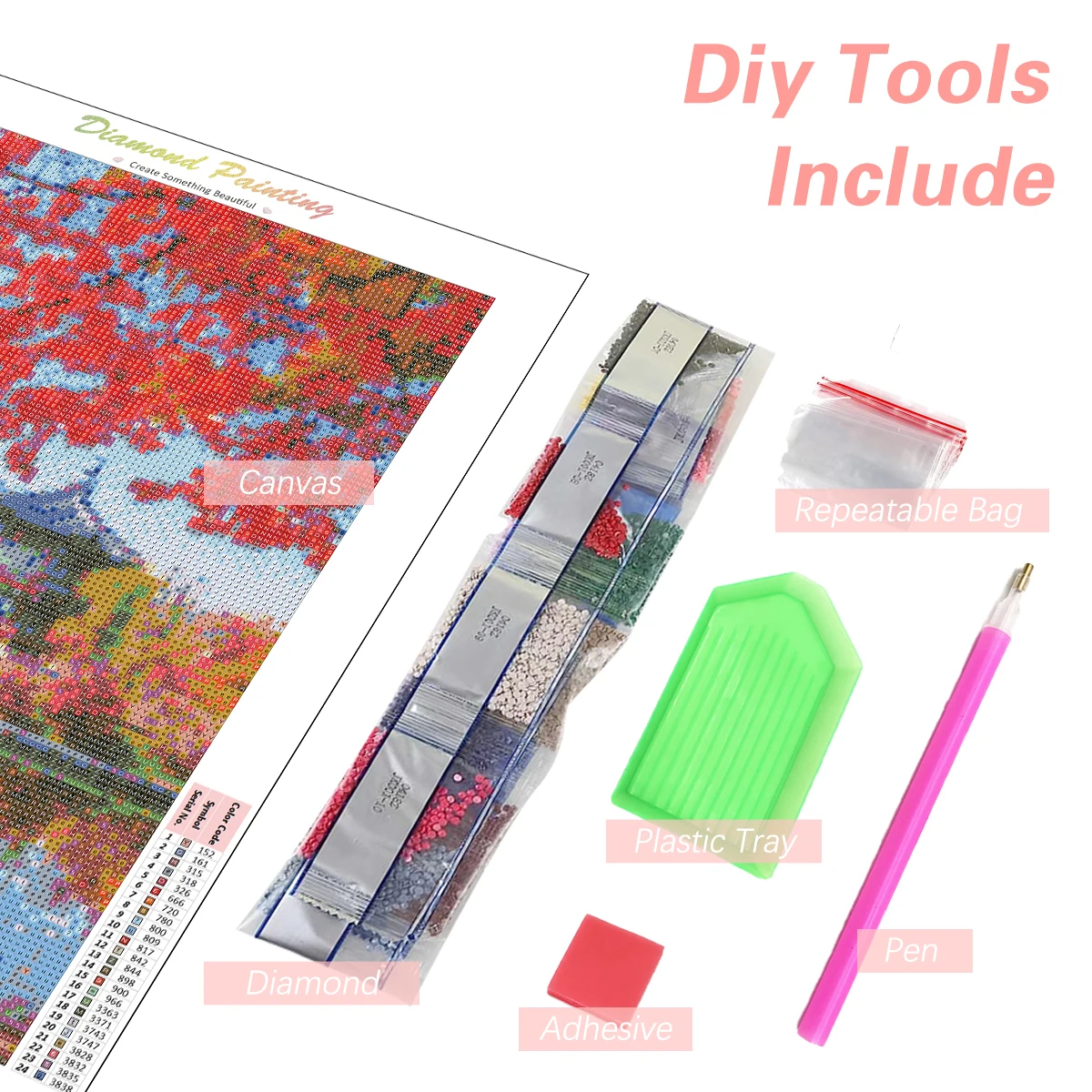 SDOYUNO Diy Diamond Mosaic Book Landscape Kit Full Diamond Painting Boat Mosaic Wall Art Decor For Home New Collection