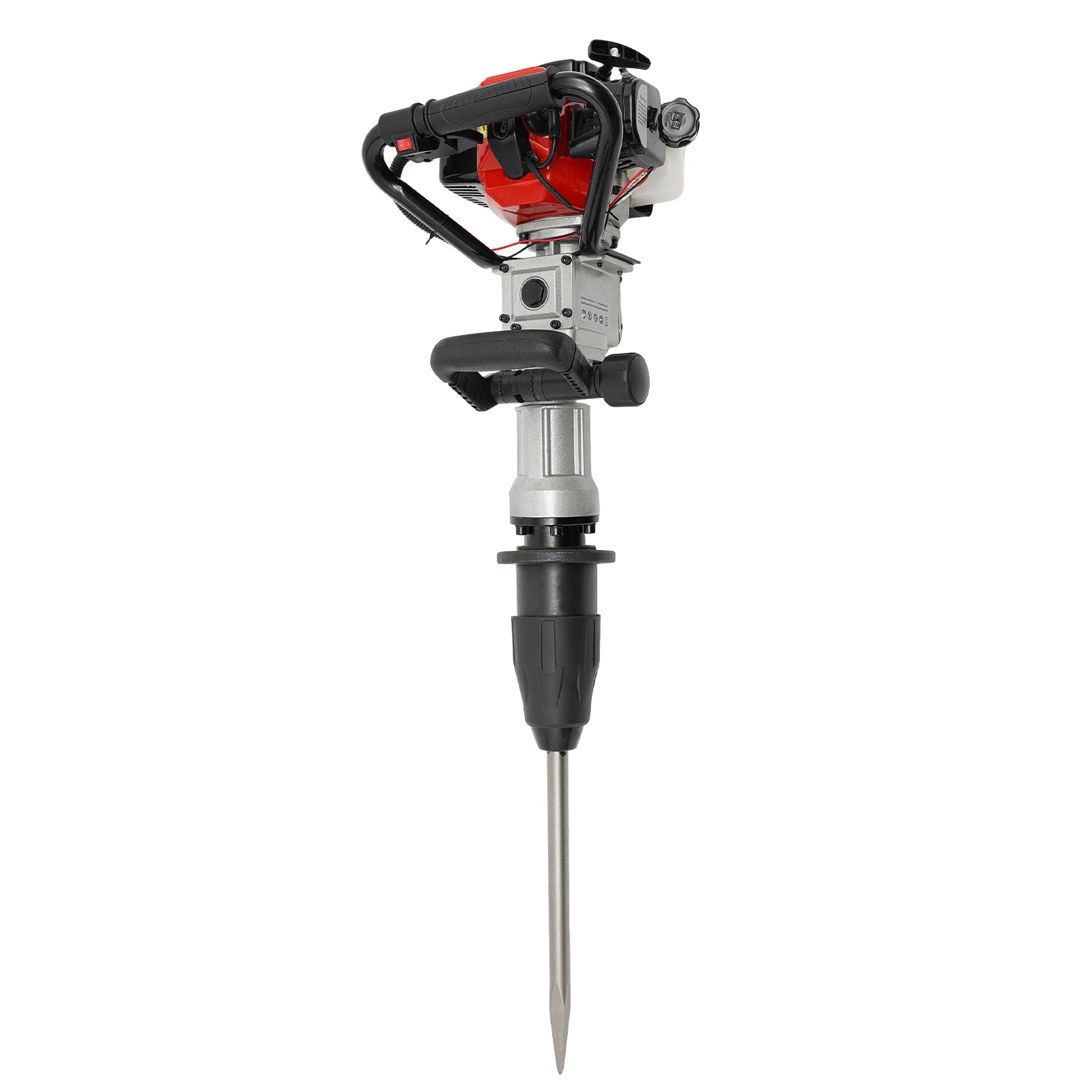 Gas-Powered Post Driver 32.7cc Gasoline Piling 2-Stroke Engine Single Cylinder Gasoline Petrol Garden Fencing Tool Machine 4