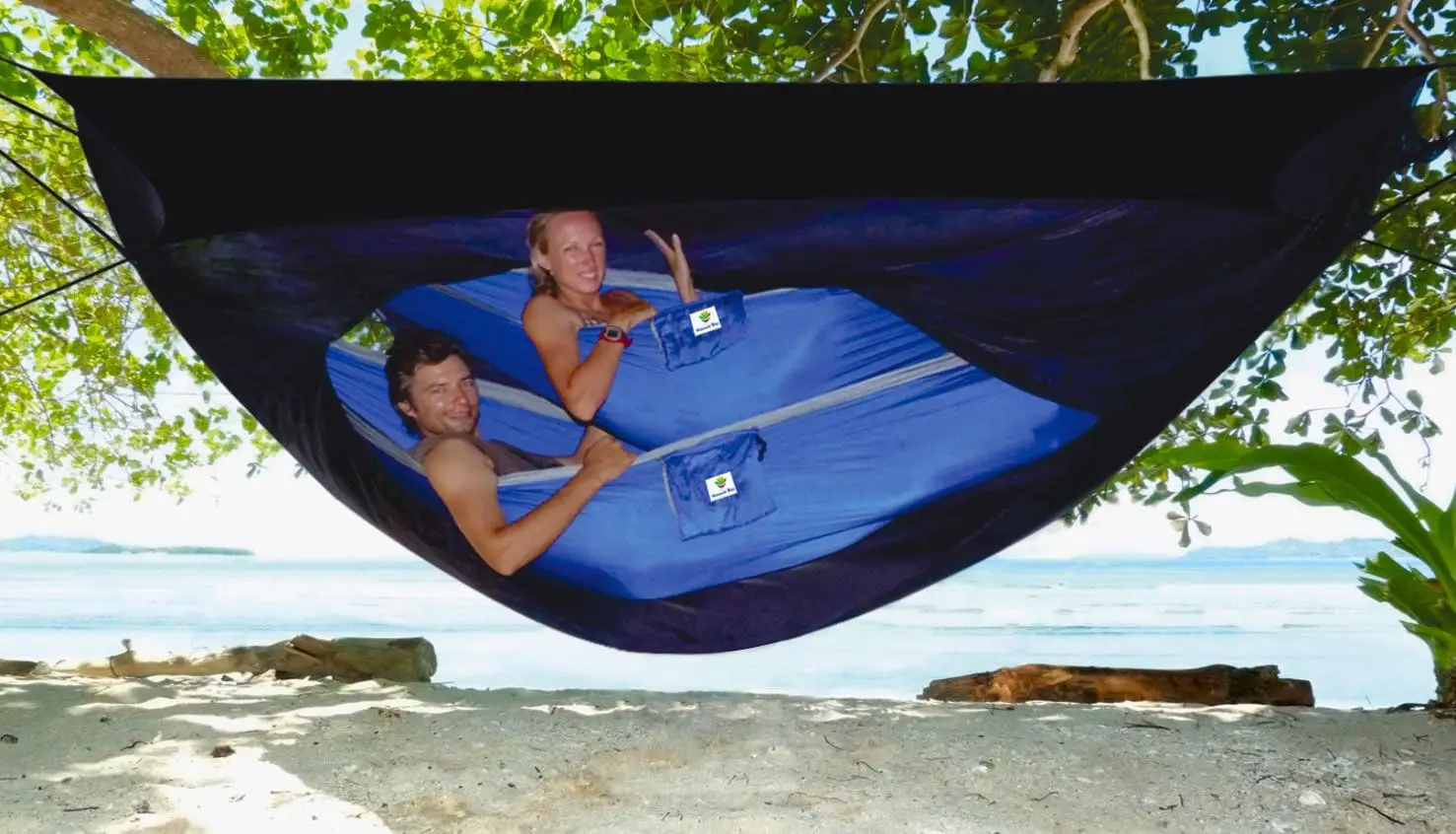 

Tent 2 - A Revolutionary 2 Person Tent \u2013 Waterproof and Bug Proof Hanging Tent Provides Spacious and Cozy Shelter for 2 Ca