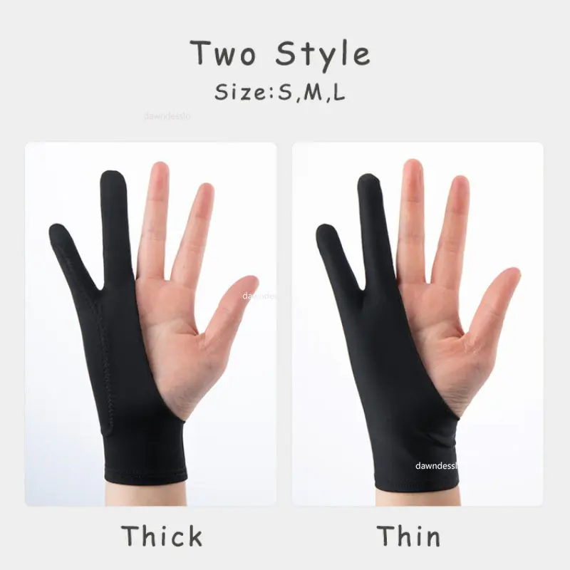 Drawing Tablet Glove Artist's Drawing Glove With Two Fingers Digital Drawing  Glove For Graphics Pad Painting Good For Right Hand - Tablet Screen Touch  Gloves - AliExpress