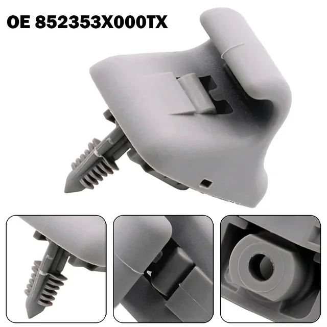 Sun Visor Retainer Clips 852353X000TX# For Hyundai- Veloster- ACCENT- Elantra 2014 Interior Sun Visor Retainer Hook Clip Bracket 3