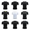 Men Short Sleeve Rash Guard Compression Shirts Quick Dry Fitness Cycling Running T-Shirt Workout Training Underwear Gym Clothing 1