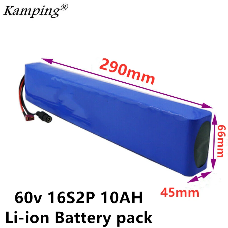 

60V 10AH 1000W Lithium ion Battery 67.2V 10000mAh electric bike battery electric wheelchair battery e motorcycle battery