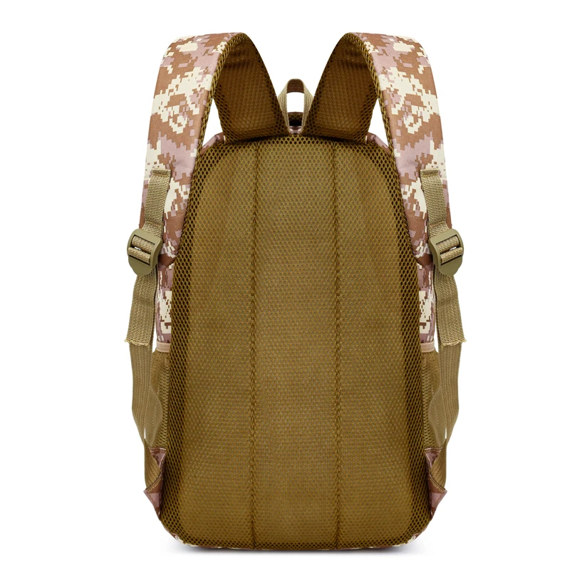 With a laptop compartment - a large-capacity travel and military camouflage backpack - suitable for hiking - a daily carry bag,
