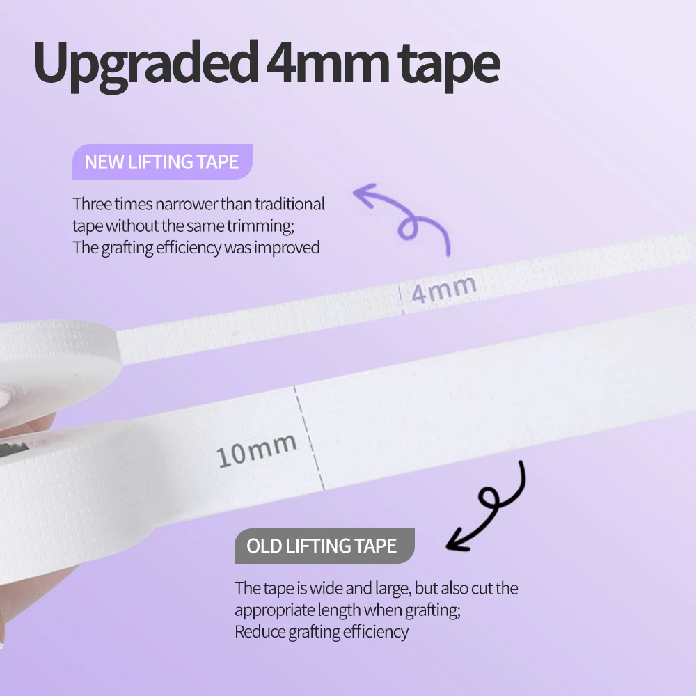 4mm 미니 속눈썹 연장 테이프 메이크업 통기성 항 알레르기 찢기 쉬운 미세 기공 테이프 전문 속눈썹 테이프 도매
