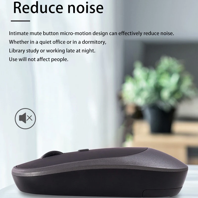 Xiaomi Wireless Mouse Dual Modes Bluetooth5.0-compatible Portable 2.4G USB Transmitter Silent Ergonomic Rechargeable Mouse