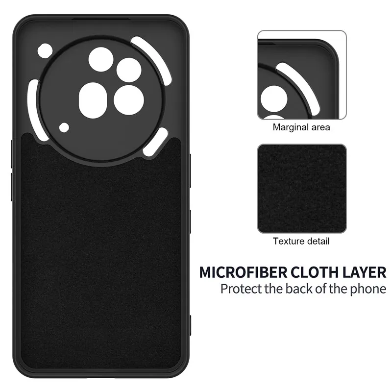 Premium Liquid Silicone Protective Phone Cover with Soft Velvet Interior - Cute and Durable