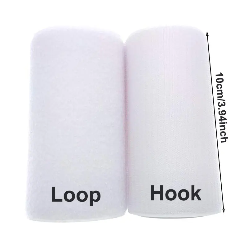1Meter 10/15cm Wide Sew on Hook and Loop Fastener Tape Nylon Non-Adhesive Interlocking Fastening Fabric Tape for Sewing DIYCraft hook and loop fastener tape