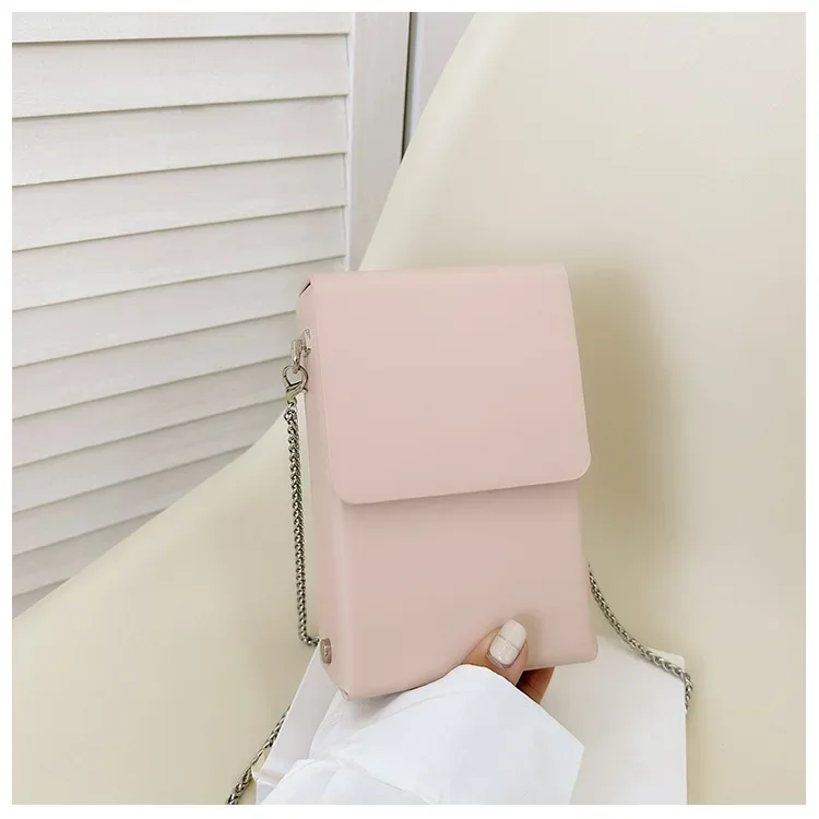 

Women New Fashion Elegant Mini Flap Chain Bag Phone Bag Shoulder Bag Crossbody Bag Club Party Daily Office