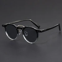 Lunettes de soleil ovales à monture métallique rétro pour femmes et hommes, rondes Punk tendance, marque de luxe de styliste, nuances de conduite 5