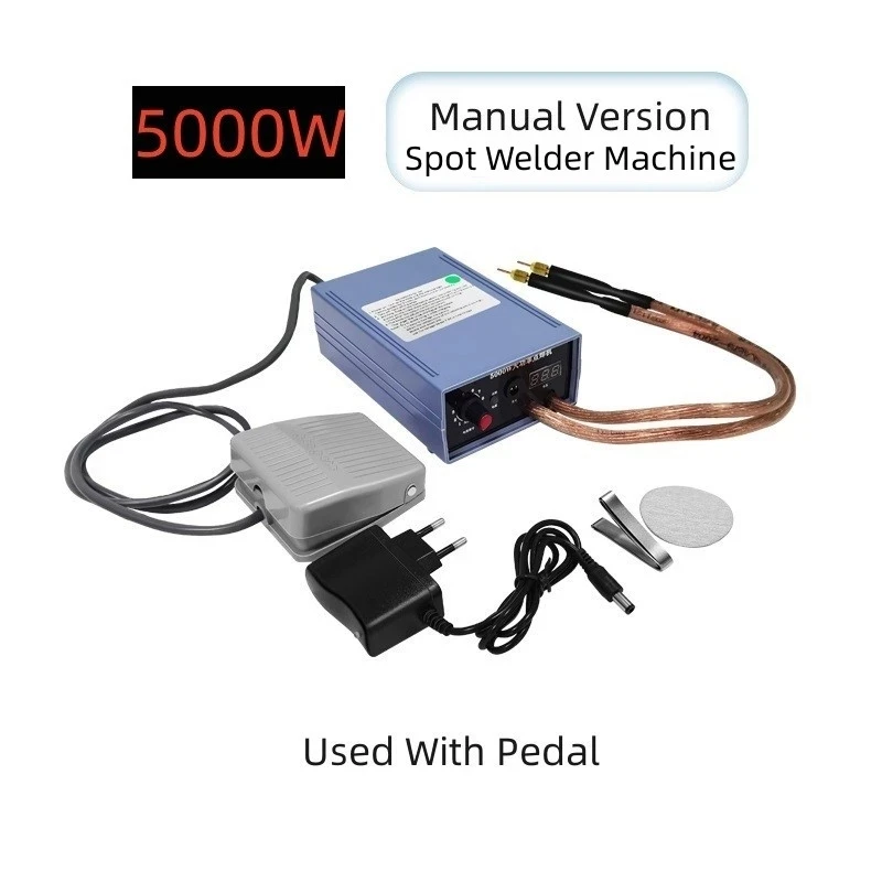 

5000W Mini Spot Welder Machine DIY Kit 18650 Battery Pack Welding Tools Portable Spot Welding Machine Pen 0.15MM Nickel Strip