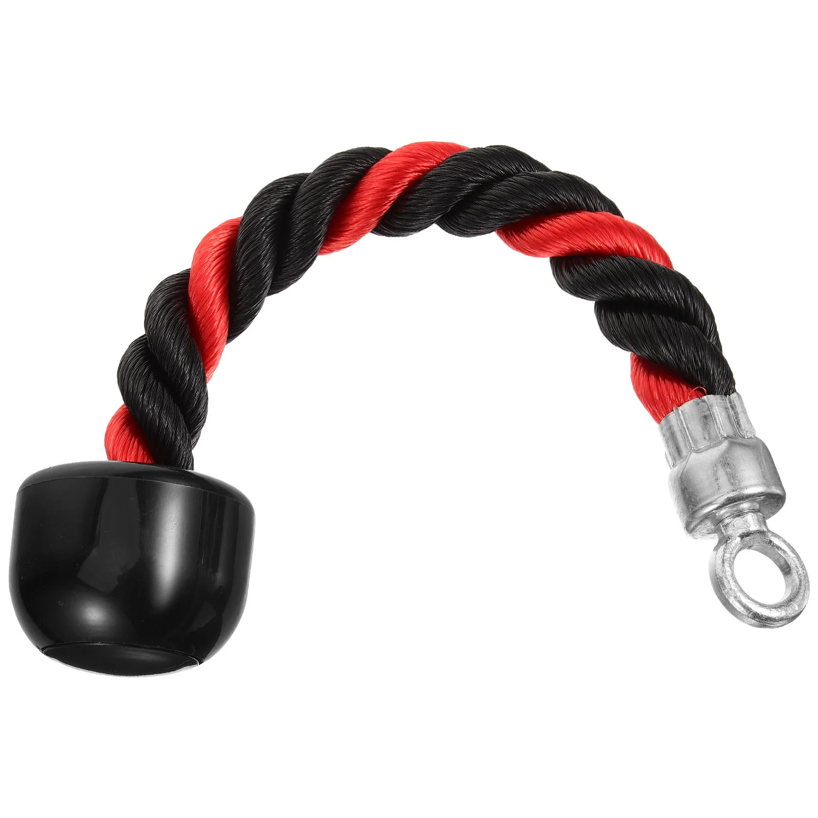 

Puller Cable Attachments Gym Fitness Training Rope Handle Tricep Grip Triceps Nylon Heavy Duty Biceps Training Rope Fitness
