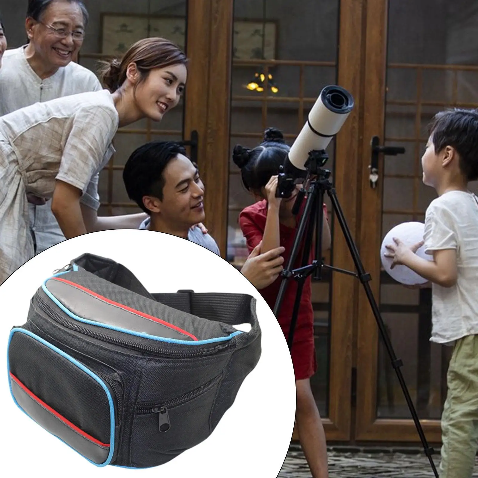 Eyepiece Waist Bag Telescope Storage Bag Waterproof Telescope Carrier Case