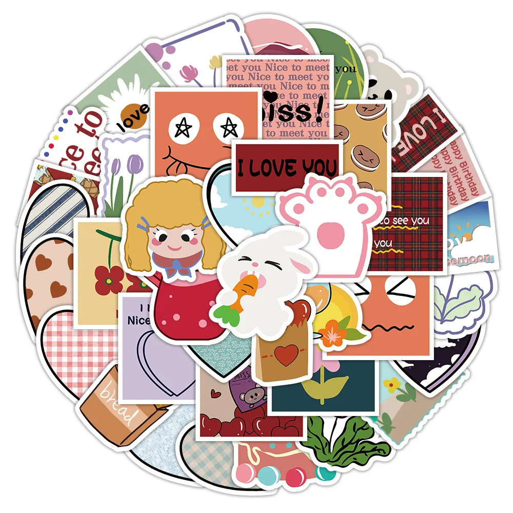 

Cartoon Stickers Scooter Luggage Computer Tablet Decoration Graffiti Decals DIY Phone Guitar Motorcycle Laptop Sticker Kid Toys