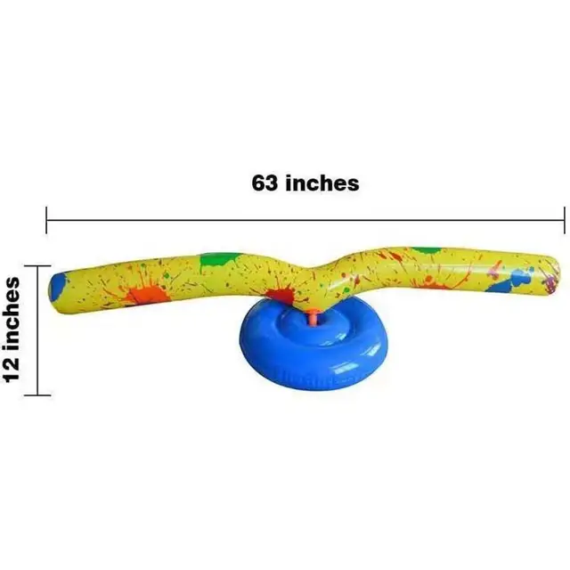 Rotating Stick Sprinkler Multipurpose Lawn Play Water Spray Toy Inflatable Water Spray Toy for Beach Pool Garden Backyard Teens 6