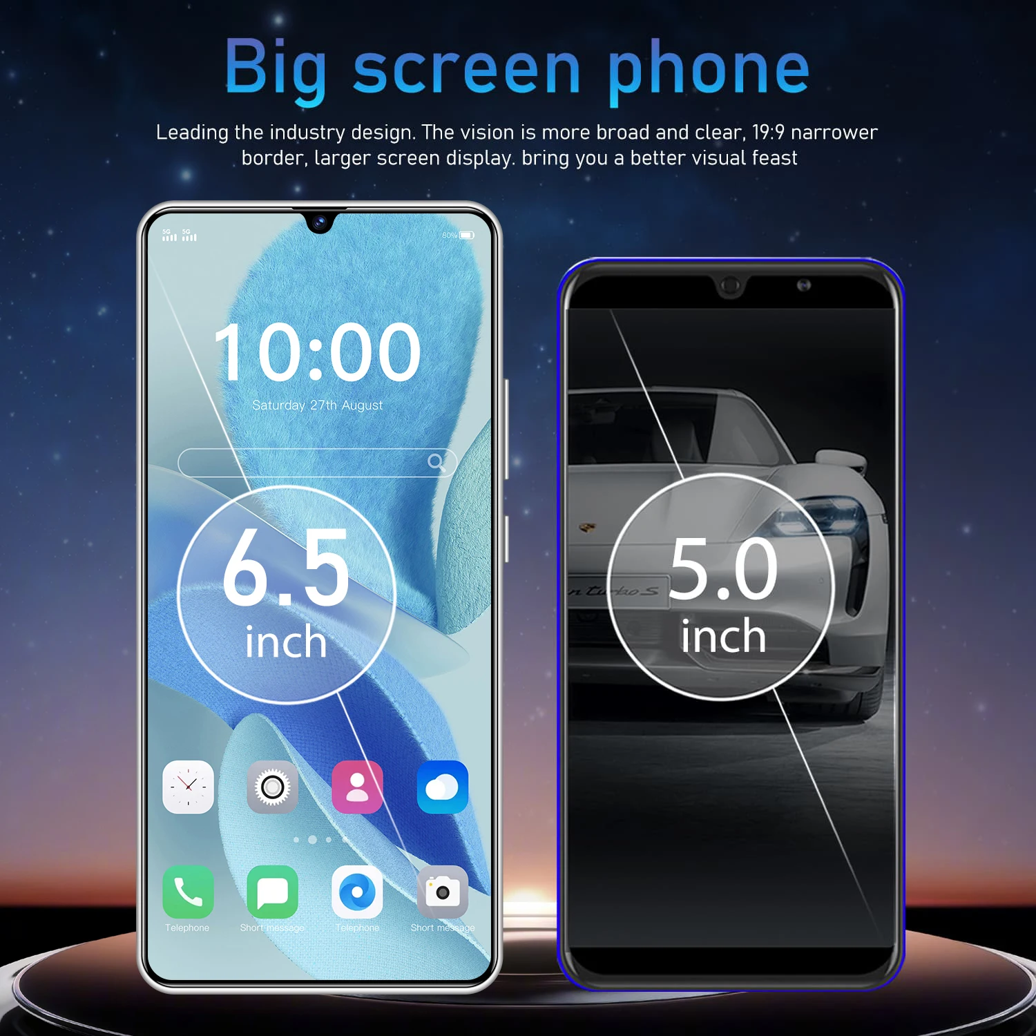 FUFFI-Note 13 Pro+,Akıllı Telefon,6.5 inç,2+16GB ROM,5+8MP Kamera