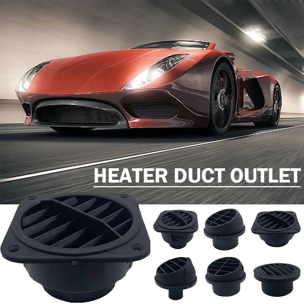 

42mm/60mm/75mm Warm Heater Parking Heater Air Vent Car Heater Ducting Duct Air Outlet Black For Webasto Truck Auto Parts S1P1