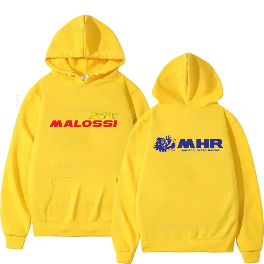 Malossi 테마 까마귀 남성 여성 운동복 인쇄 남여 streetwear 힙합 스타일 가을 겨울 패션 힙합 탑 의류 남성