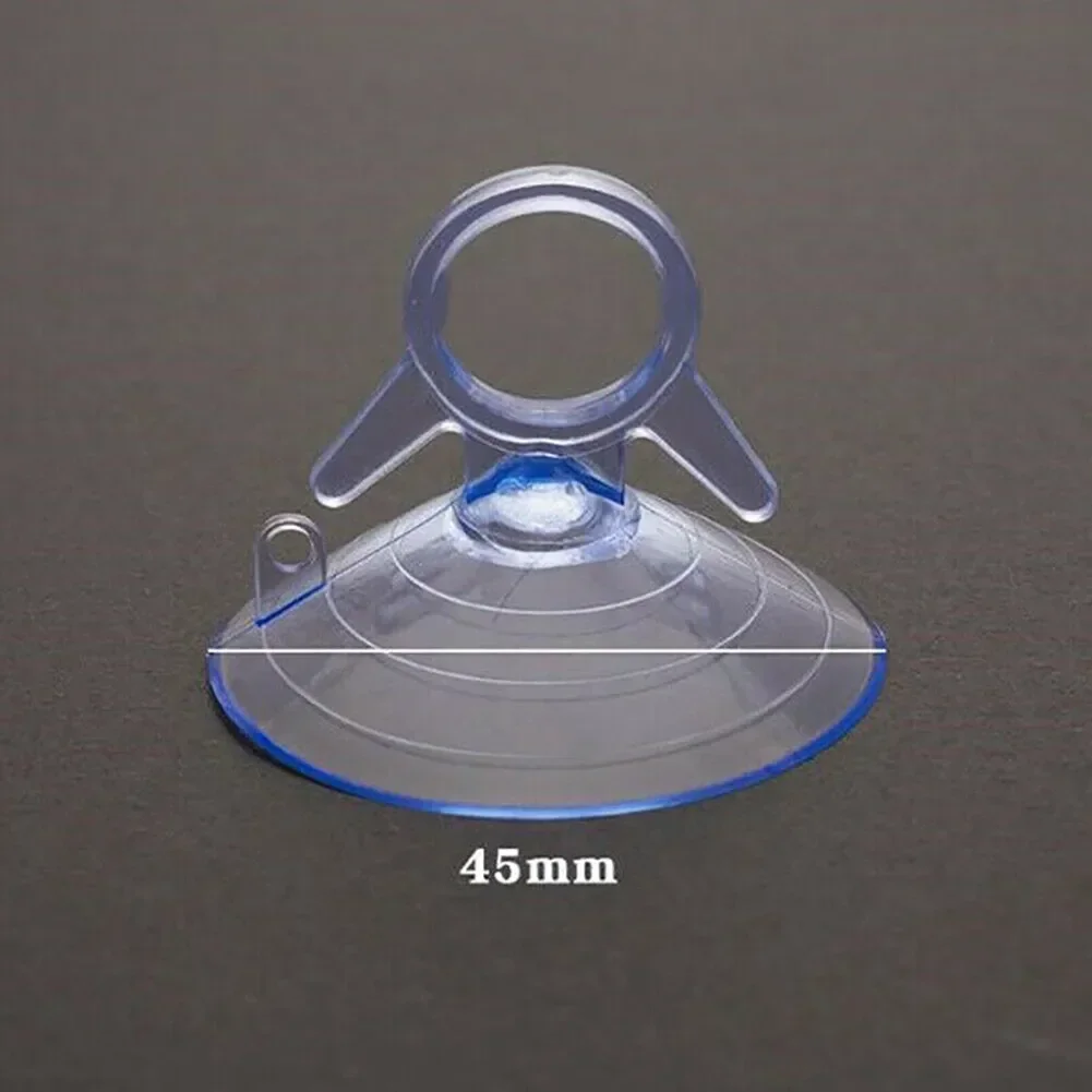 20Pcs 45MM Window Suckers Car Sunshade Suction PVC Cups Transparent Rubber Plastic Window Suckers Kitchen Bathroom Accessories