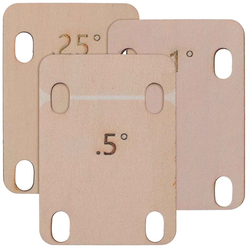 

3 Pcs Guitar Spacers Accesorios Para Guitarra Flat Accessory Wooden Accessories
