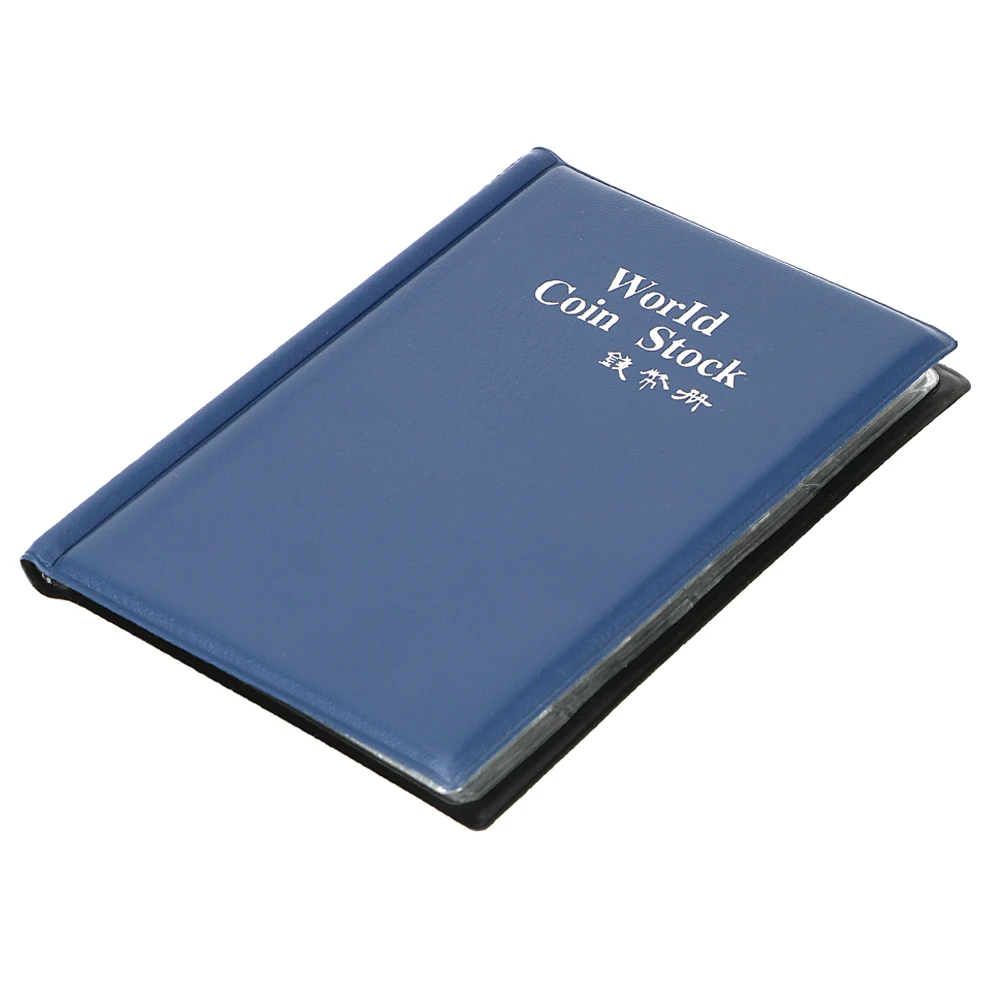 Collector Coin Holder Album - Mini Penny Coin Storage Bag with 120 Pockets Collection Organizer