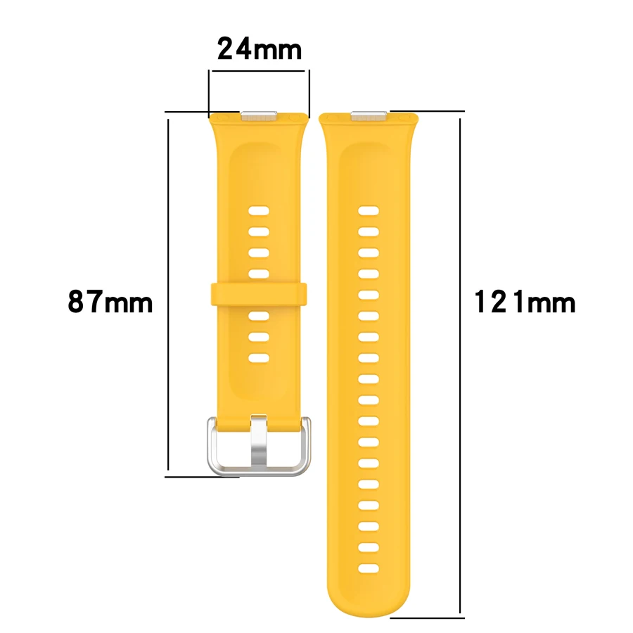 Silicone Sport Strap for Smartwatch - Replacement Bracelet Accessory