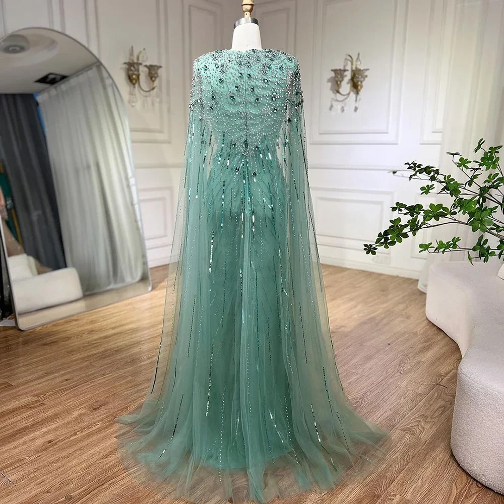 black elegant prom dresses Long Sleeves Mermaid Lace Black Prom Dress, Lace Black Mermaid Formal –  Shiny Party main image 1