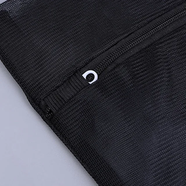 1 Db Fekete Mosoda Mosóháló Táska Hordozható Ruházat Gondozása Összecsukható Védelem Mosóhálók Tároló Táskák - Image 3