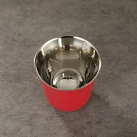 Chaud 1Pc 80 ml/160 ml tasses à café de haute qualité en acier inoxydable Double paroi tasses à café isolantes thermiques portables petites tasses de boisson 4