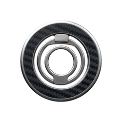 Aramid Carbon Fiber 360° Rotating Metal Ring with Double Folding Bracket (1500D)