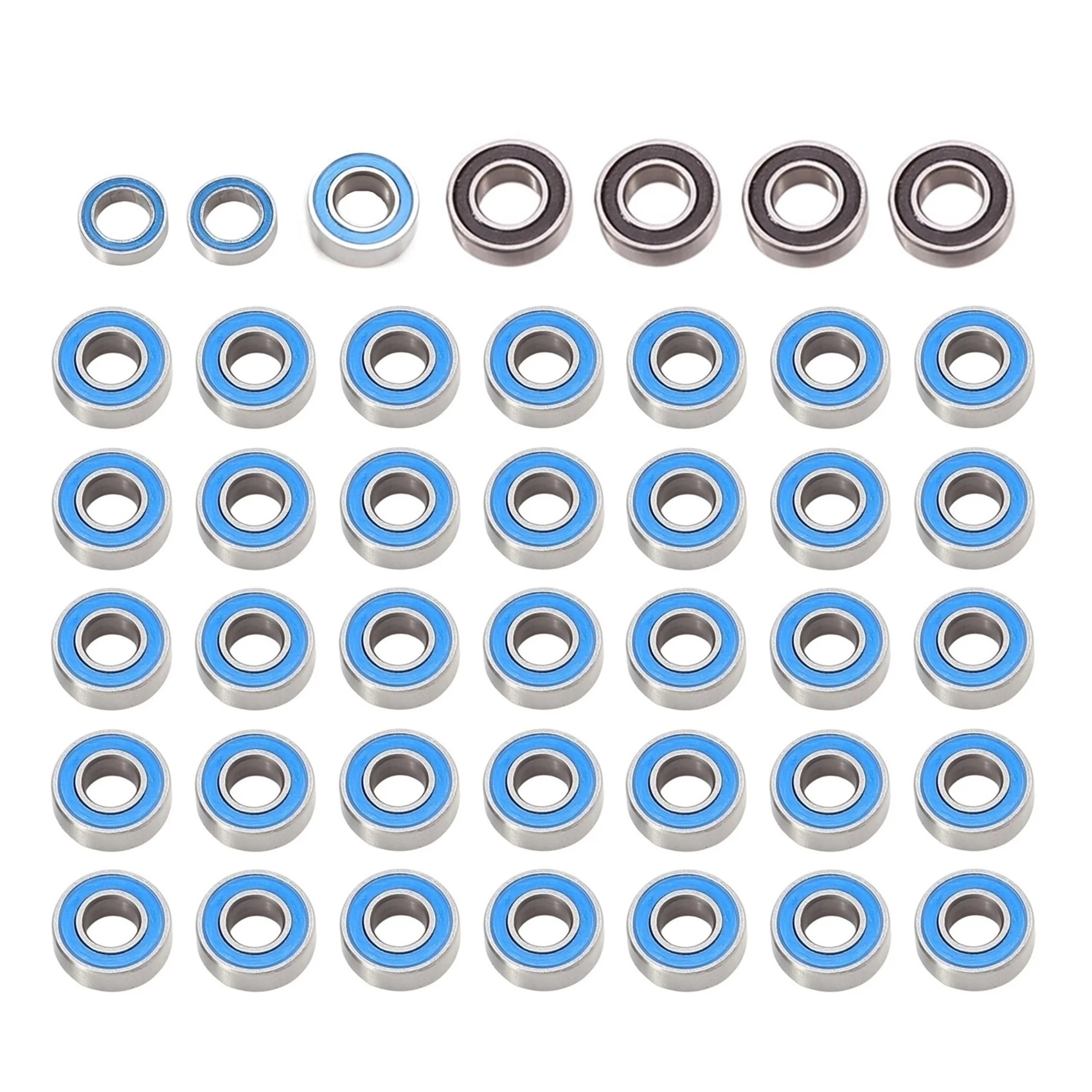 

42pcs Sealed Bearing Kit for Tamiya High-Lift High Lift RC Car Upgrade Parts Accessories