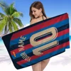 Football Basketball Jersey Name Custom Bath Towel Microfiber Soft Water Absorbing Breathable For Kids Decorative Cartoon Beach 6